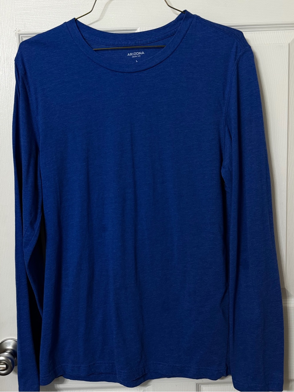Arizona Jean Company Men’s Long-Sleeve Crew Tee in Deep Blue